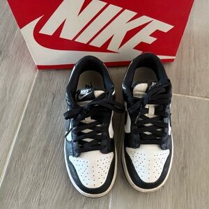 Nike Black and White Low-Top Sneakers